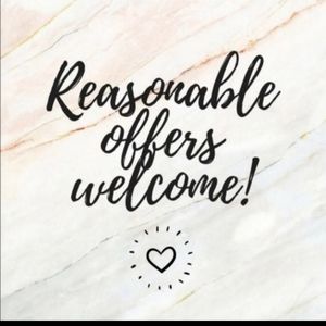 Reasonable Offers Welcome!